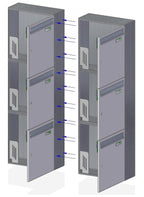 Free Standing Communal Post Boxes Urban Easy SIM Front Access