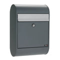 Allux 5000 Wallmounted Post Box Anthracite Grey