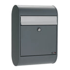 Allux 5000 Wallmounted Post Box Anthracite Grey