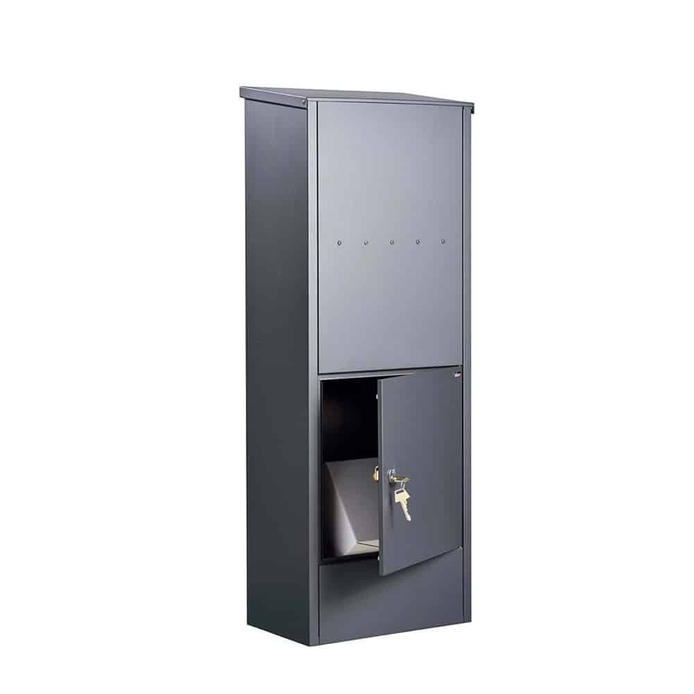 Free Standing Parcel Delivery Box Rear Access - Allux 600