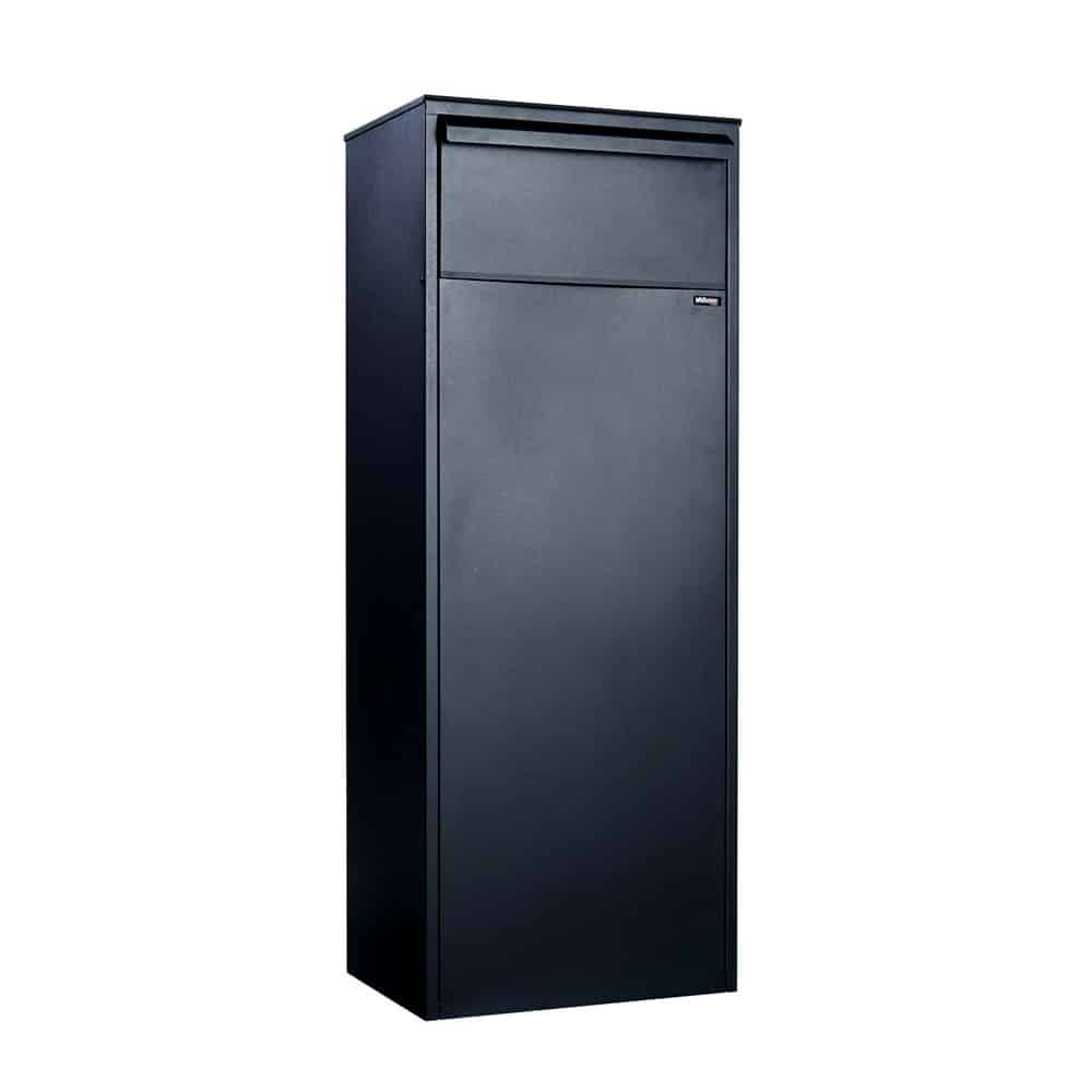 Allux 800 Parcel Delivery Box Rear Access Black