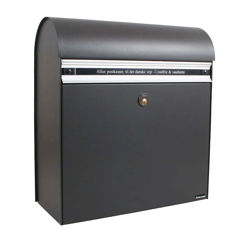 Large Post Box Wall Mounted Weatherproof Galvanised Steel - Allux KS200