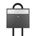 Anthracite Grey Free Standing Mailbox LT150