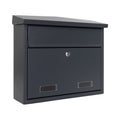 Anthracite Grey Post Box Wall Mounted SD5
