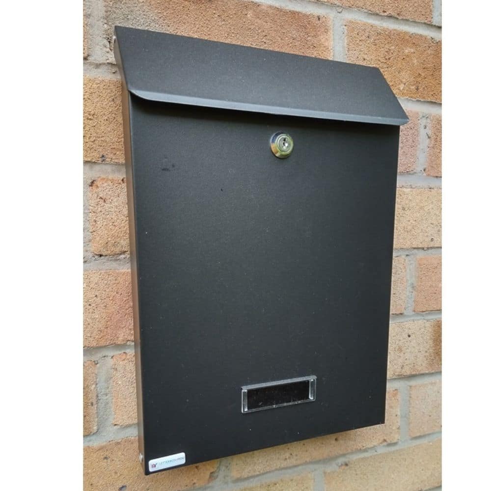Anthracite Grey Wall Mounted Letterbox SDG