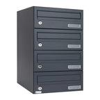 Apartment Mailboxes C2 Compact Bank Of 4