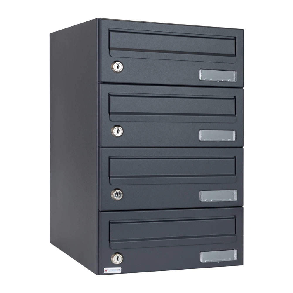 Apartment Mailboxes C2 Compact Bank Of 4
