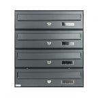 Apartment Mailboxes Urban Easy MTZ Bank Of 4