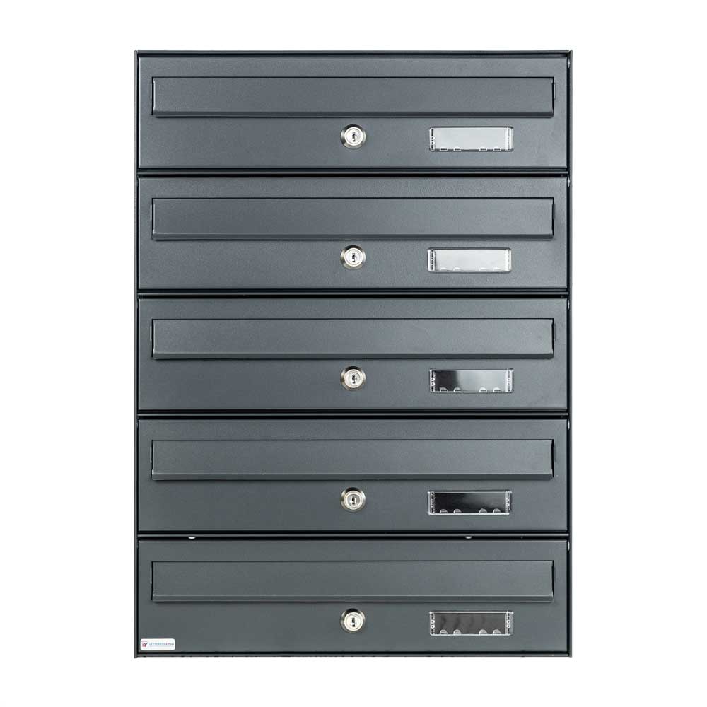 Apartment Mailboxes Urban Easy MTZ Bank Of 5