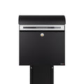 Black Free Standing Large Mailbox KS200