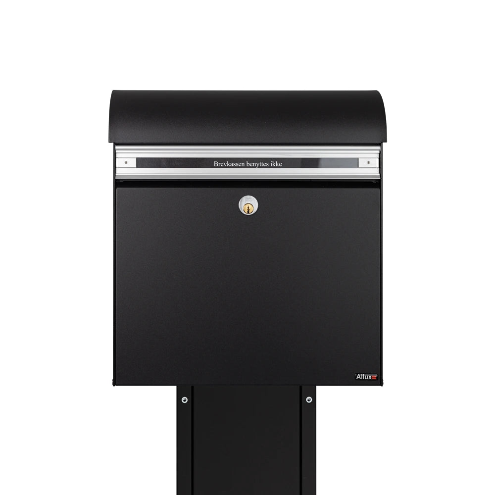 Black Free Standing Large Mailbox KS200
