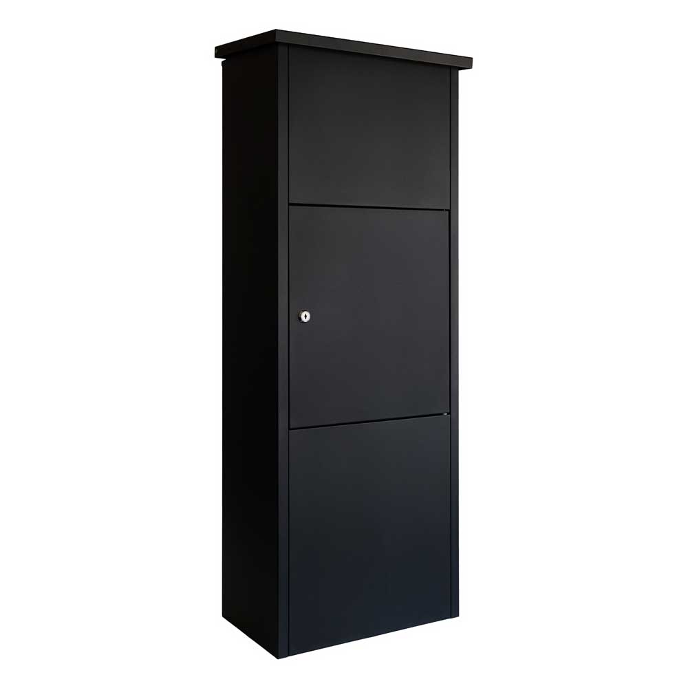 Black Outdoor Parcel Box For Home Goldcrest