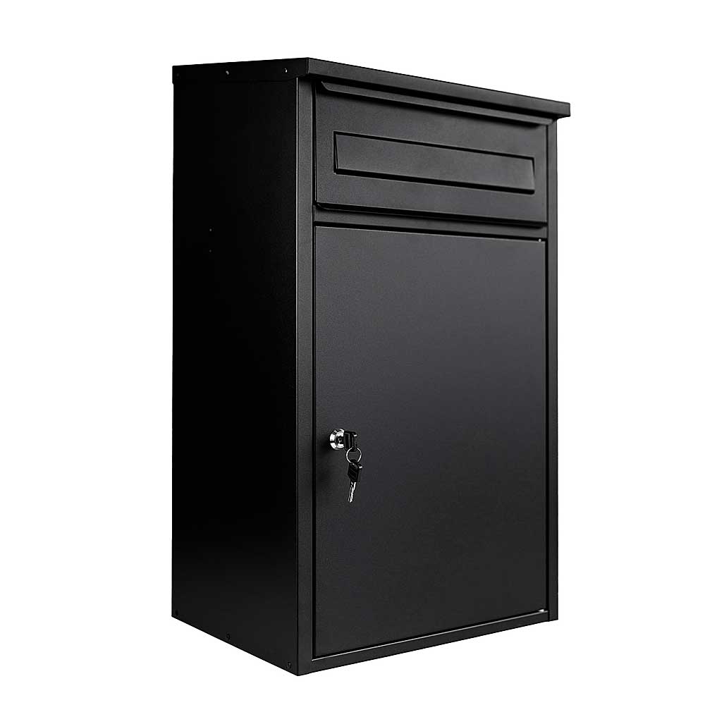 Black Parcel Box For Home Woodpecker