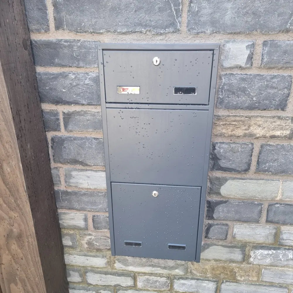 Built In Parcel Box Sierra Through Wall Grey