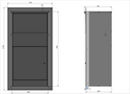 Rear Access Parcel Drop Box – Extra Large Secure Outdoor Free Standing Parcel Box - Buzzard