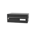 City Hall LBD-015 Recess Mounted Post Boxes with Trim Anthracite Grey RAL 7016