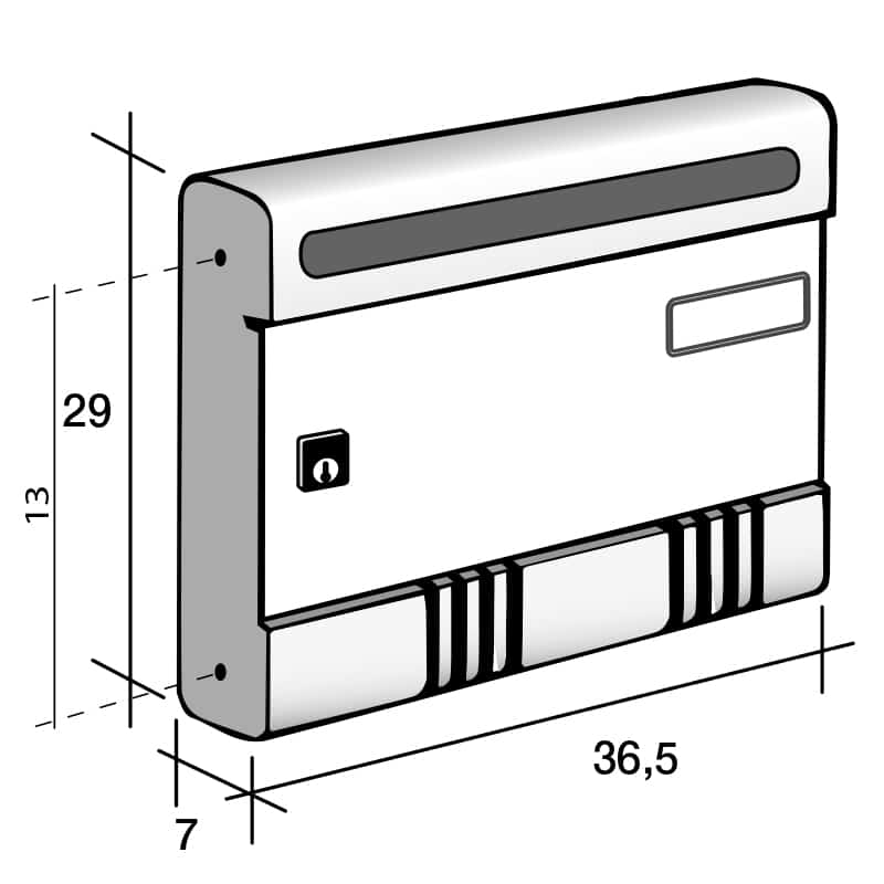 Communal individual letterbox Sire