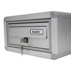 Post Boxes for Flats Free Standing Internal Locking in Anodized Silver - Tocco Di Italia Modular 270