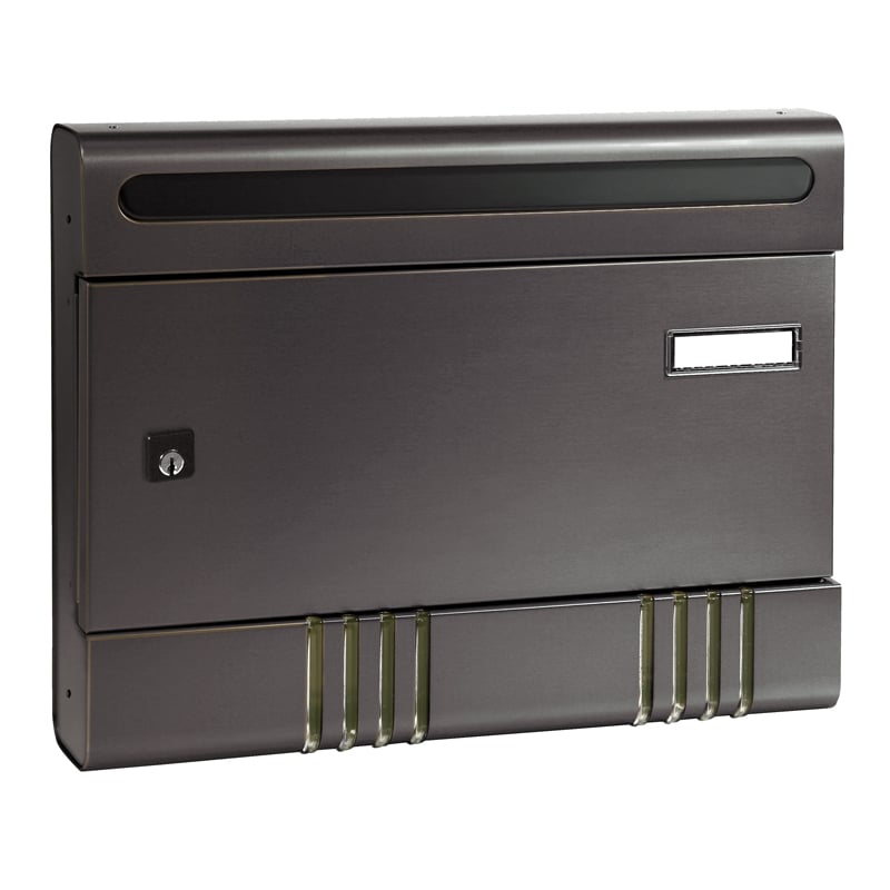 Dark grey apartment letterbox Sire