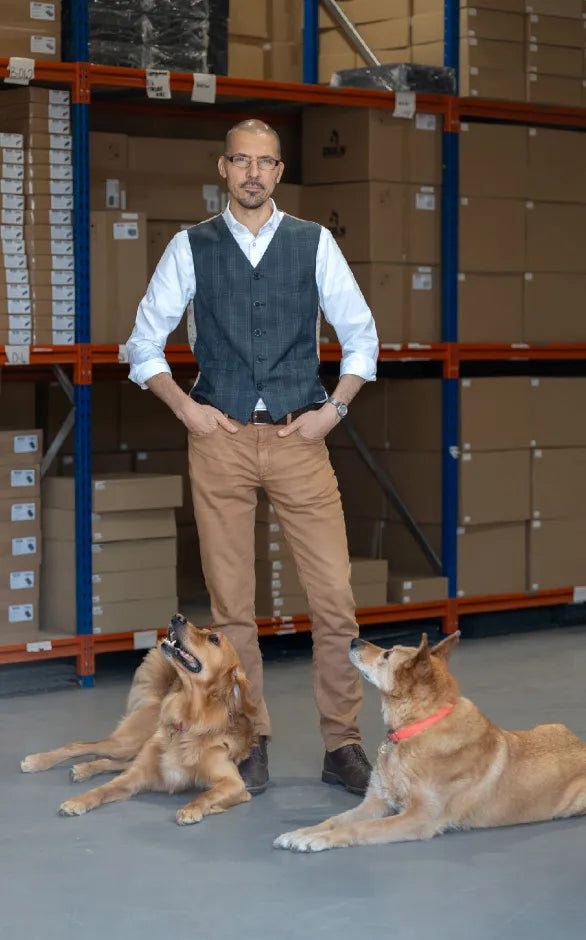 Dominic Poznanski And Dogs