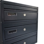 E1 Communal Post Boxes Urban Easy RAL 7016