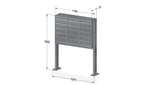 Free Standing Internal Post Boxes for Flats Urban Easy E1 Lite
