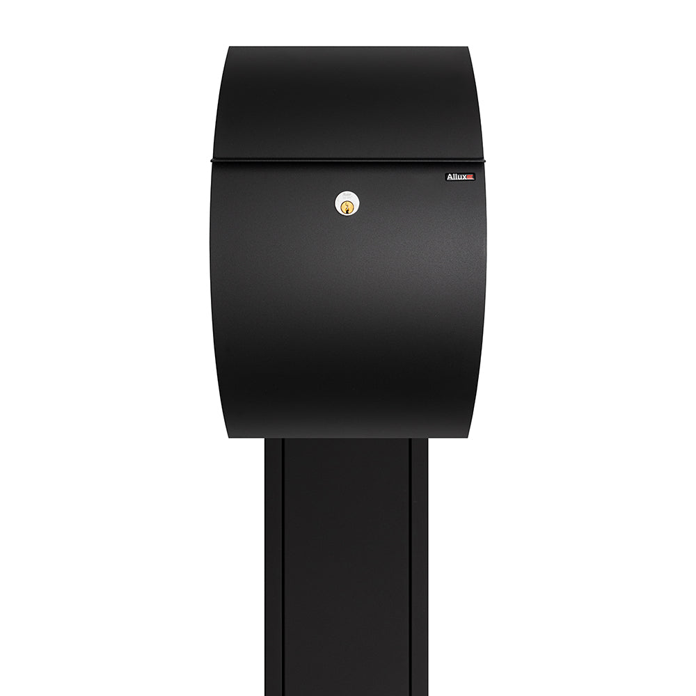 External Free Standing Mailbox Black Allux 7000