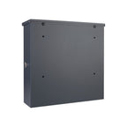 External Wall Mounted Letterbox   Jackdaw   Dark Grey   Rear View