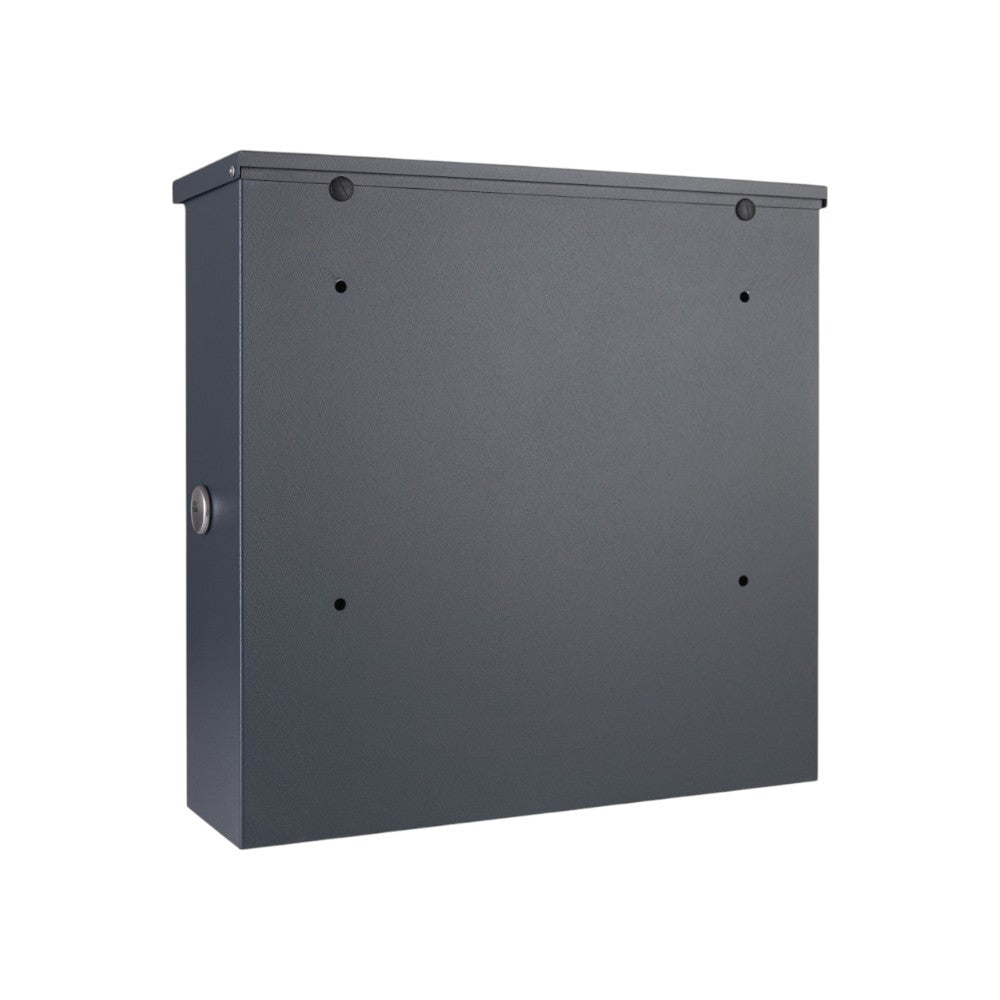 External Wall Mounted Letterbox   Jackdaw   Dark Grey   Rear View