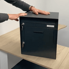 Wall Mounted Parcel Box for Home Outdoor Locking Weatherproof Galvanised Steel - Beta