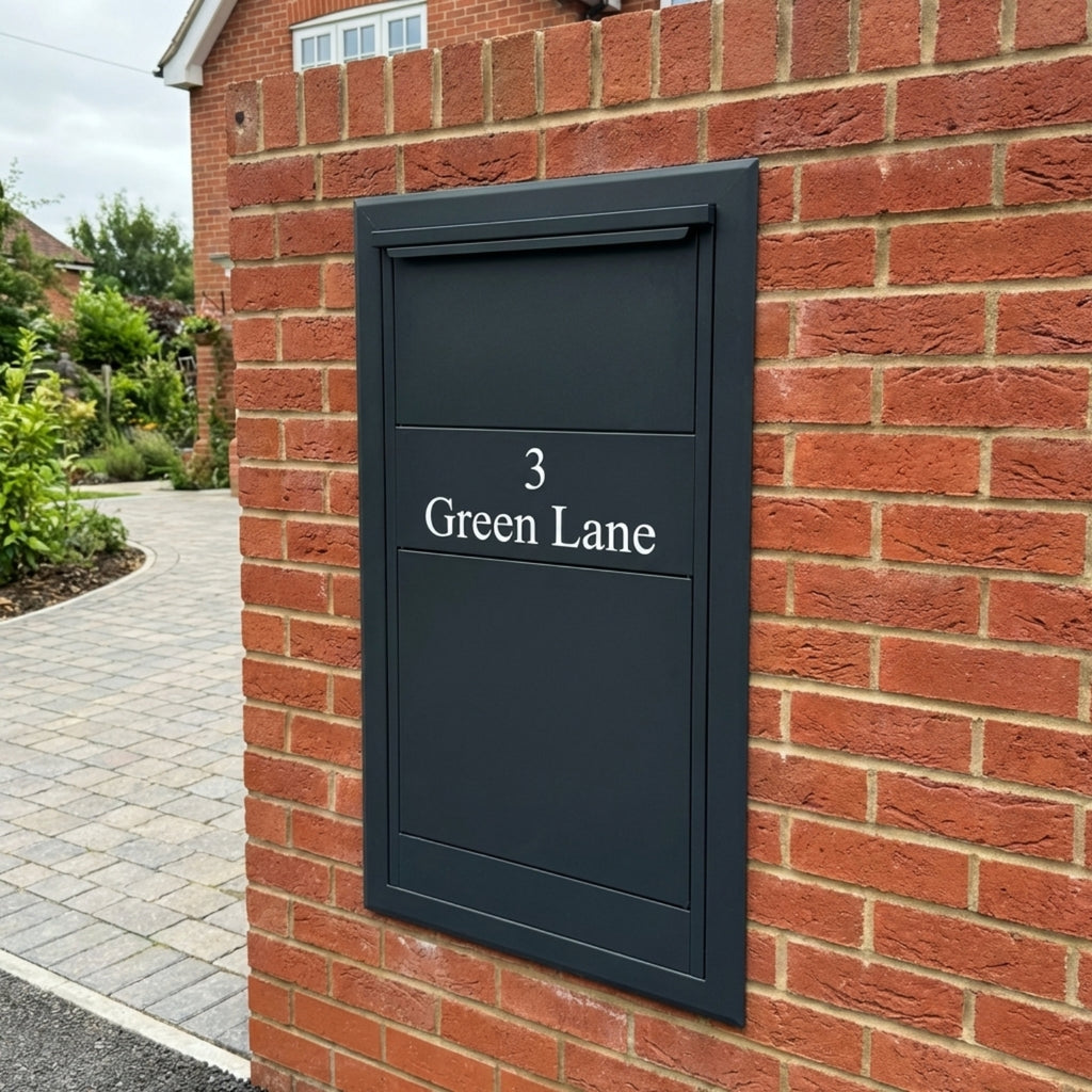 Extra Large Built In Parcel Drop Box Front Access – Buzzard RM