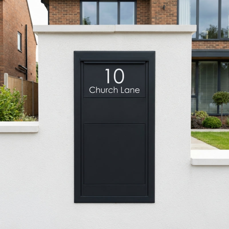 Extra Large Built In Parcel Drop Box Front Access – Buzzard RM