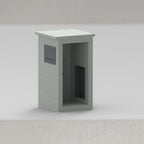Through Pillar Parcel Delivery System with Letterbox Epsilon-Pillar
