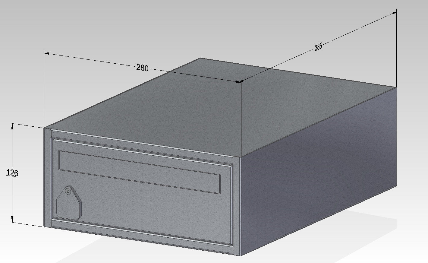 Fire Rated Post Box For Flats Defensor FR180