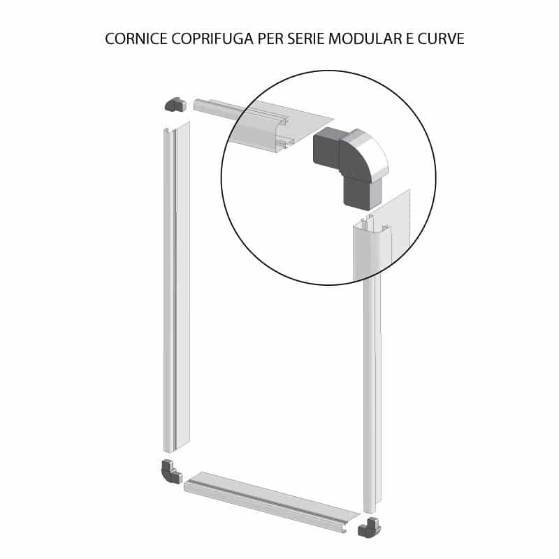 Tocco Di Italia Modular 270 Recess Mounted Post Boxes for Flats Anthracite Grey