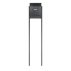 Free Standing External Post Box Magnum Anthracite Grey