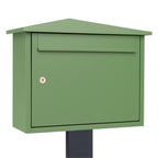 Free Standing Outdoor Letter Box   Kestrel   Pale Green