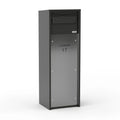 Free Standing Outdoor Parcel Box   Nikolai   Stainless Steel   Side