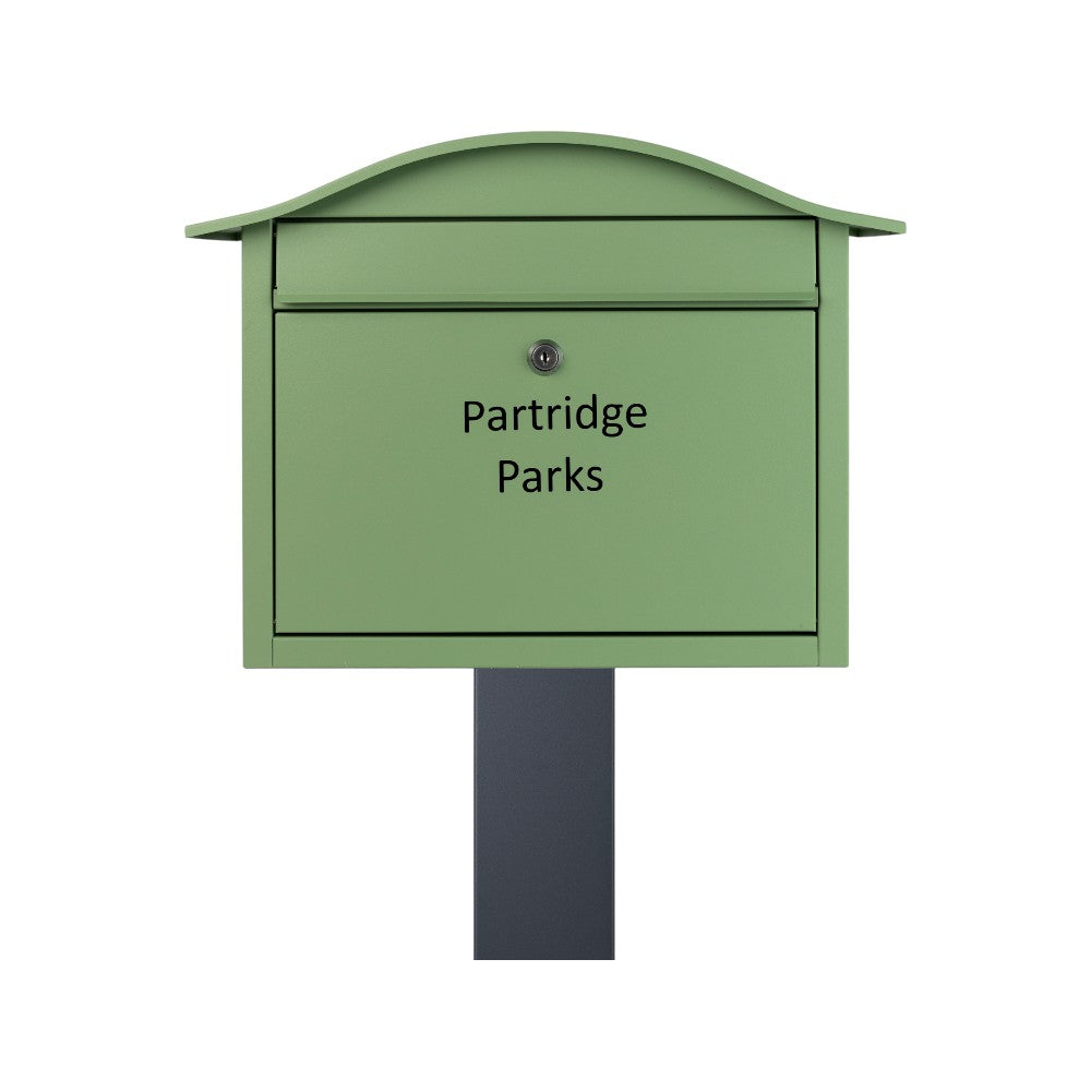 Free Standing Outdoor Post Box – Partridge with FR-2 Stand