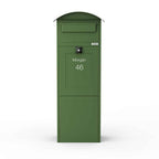 Freestanding Parcel Box Lovisa Green Front