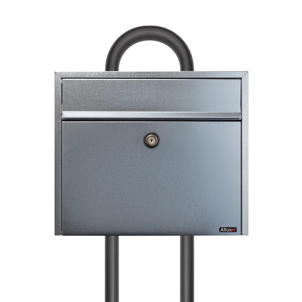 Galvanised Fnish Free Standing Mailbox Allux LT150
