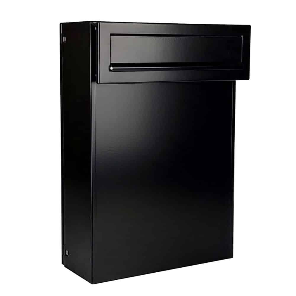 Gate Mounted Letterbox LCD 050 Black