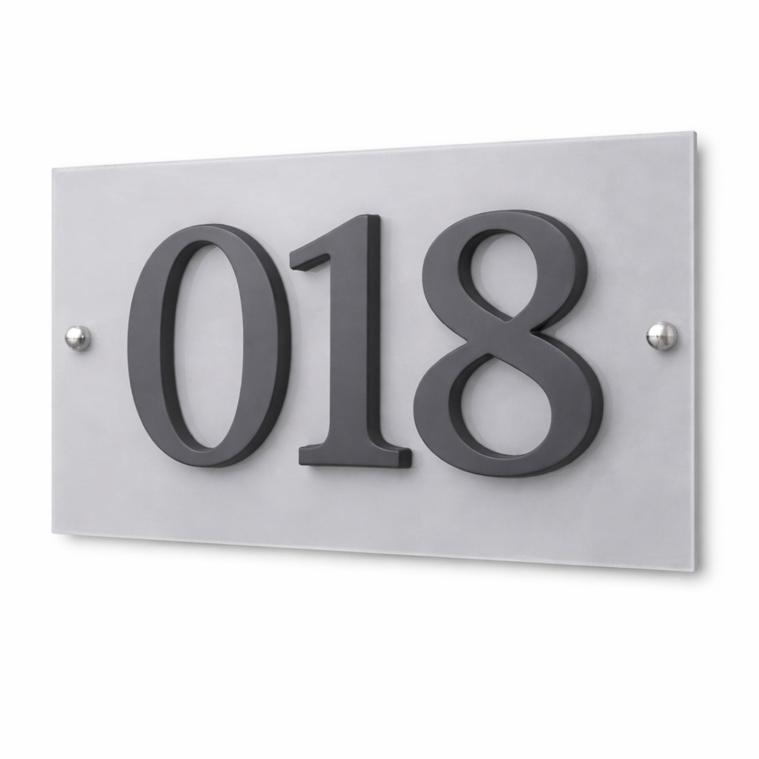 House Number Plaque - Aluminum House Number Sign