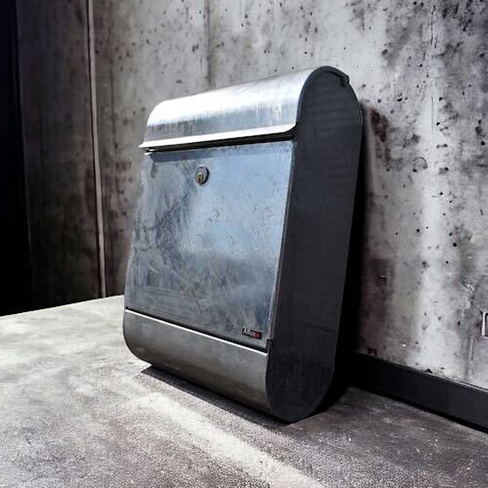 Hot Dip Zinc Galvanised Wall Mounted Post Box