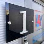 House Number Plaque - Aluminum House Number Sign