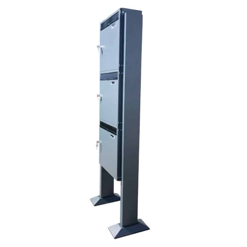 Free Standing Communal Post Boxes Urban Easy SIM Front Access