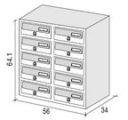 JUMBO10 communal letterbox