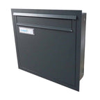 LAD 03 Rear Access Outdoor Post Box For Railings 2