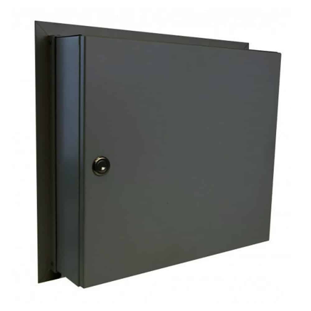 LAD 03 Rear Access Outdoor Post Box For Railings Back
