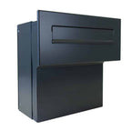 Large through the wall leterbox LFD-04 in dark grey